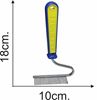 Imagen de Cepillo para perro de metal para peinar mango plastico 18x10