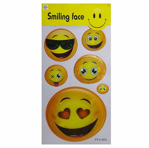 Imagen de Stickers sonrisas 5 d 55x30 varios diseños