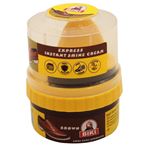 Imagen de Pomada lustra zapatos 60 ml con cepillo en frasco pvc - marr