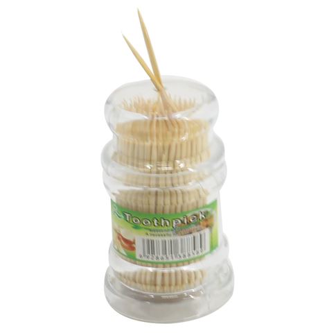 Imagen de Escarbadientes en estuche dispensador con tapa 200 unidades