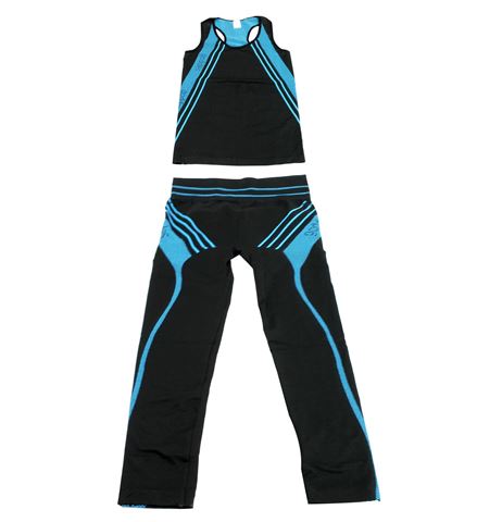 Imagen de Conjunto calza entera + top ideal running gym yoga