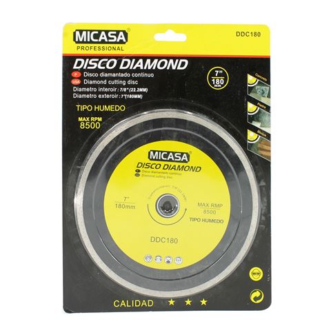 Imagen de Disco diamantado 180 mm húmedo - mi casa