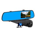 Imagen de Espejo retrovisor con camara delantera y trasera