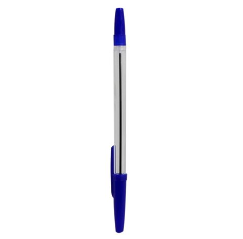 Imagen de Bolígrafo transparente color azul