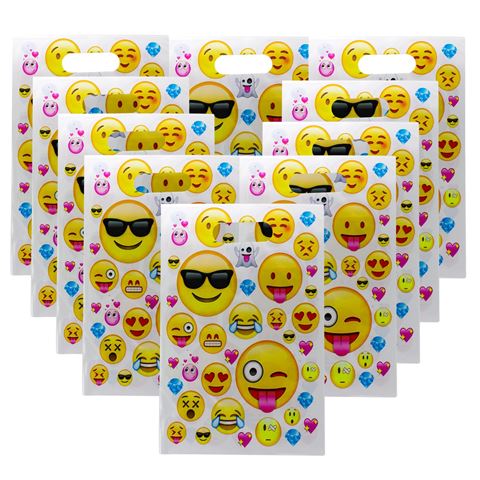 Imagen de Bolsa para cumpleaños sonrisa por 10 piezas en bolsa