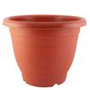 Imagen de Maceta plastica color ladrillo 16cmx13cm
