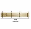Imagen de Perchero madera y metal 4 ganchos