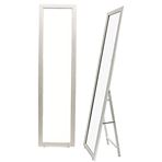 Imagen de Espejo de pie decoracion living marco blanco