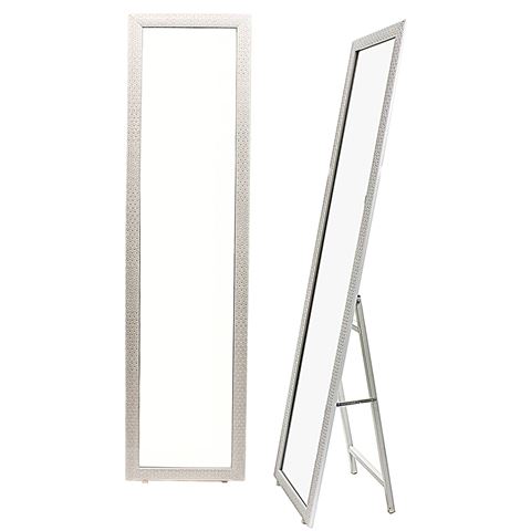 Imagen de Espejo de pie decoracion living marco blanco