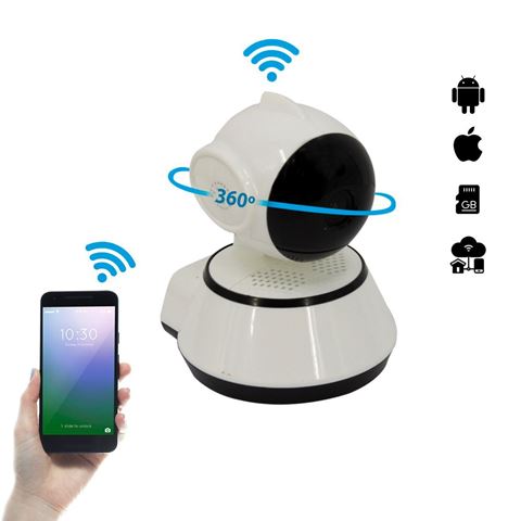 Imagen de Camara wifi de seguridad robotica 360 º avisa al celular - con audio