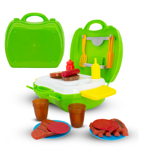 Imagen de Valija BBQ juguete infantil con accesorios