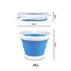 Imagen de Balde plegable silicona 10L