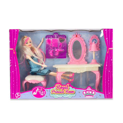 Imagen de Aparador juguete  con silla y accesorios en caja visora