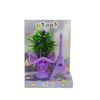 Imagen de Adorno torre Eiffel con maceta flores caja mica