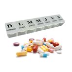 Imagen de Pastillero plástico semanal 7 divisiones