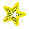 Imagen de Moldes cortadores para galletas estrellas 5 unidades