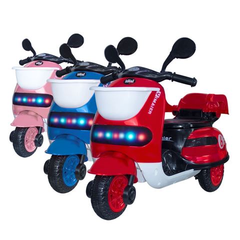 Imagen de Moto a batería con Valija música luces Lo Ideal