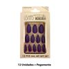 Imagen de Uñas postizas mate 12 unidades Ushas