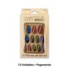 Imagen de Uñas postizas colores tornasol 12 unidades Ushas