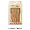 Imagen de Uñas postizas colores tornasol 12 unidades Ushas