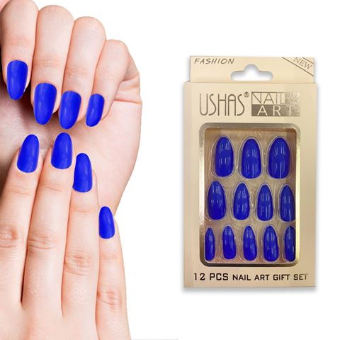 Imagen de Uñas postizas colores lisos 12 unidades Ushas