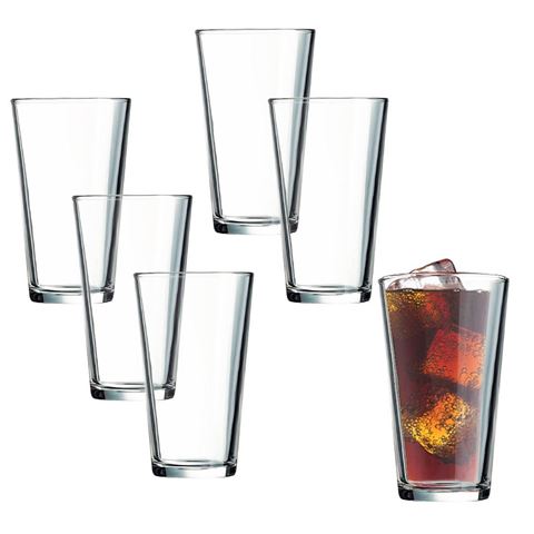 Imagen de Vasos de vidrio 6 unidades 400 ml