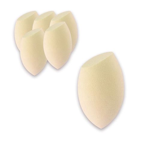 Imagen de Almohadilla de esponja para maquillaje 6 unidades Ushas
