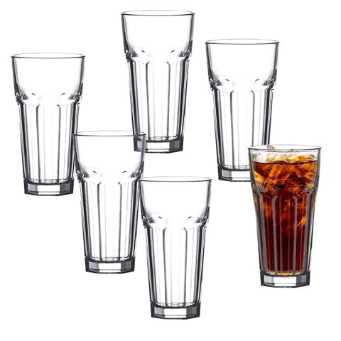 Imagen de Vasos de vidrio 6 unidades 300 ml
