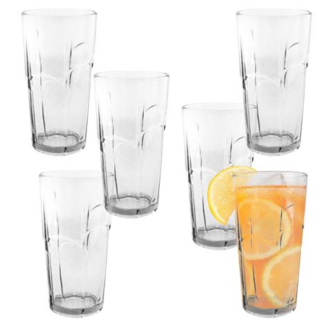 Imagen de Vasos de vidrio 6 unidades 300ml