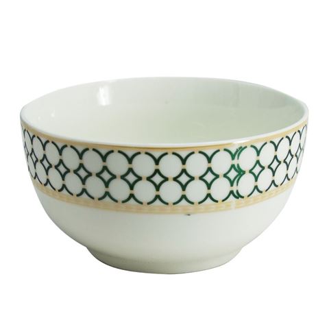 Imagen de Bowl cerámica blanco estampado