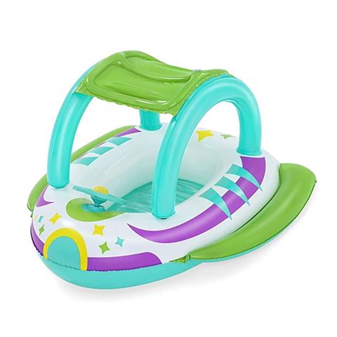 Imagen de Bote inflable para bebés con techo Bestway