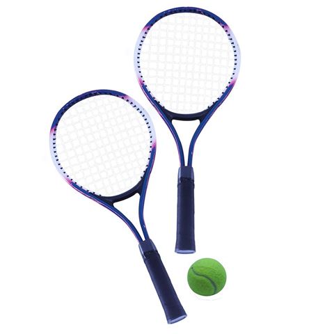 Imagen de Raqueta tenis badmintgton  2 unidades con pelota y estuche