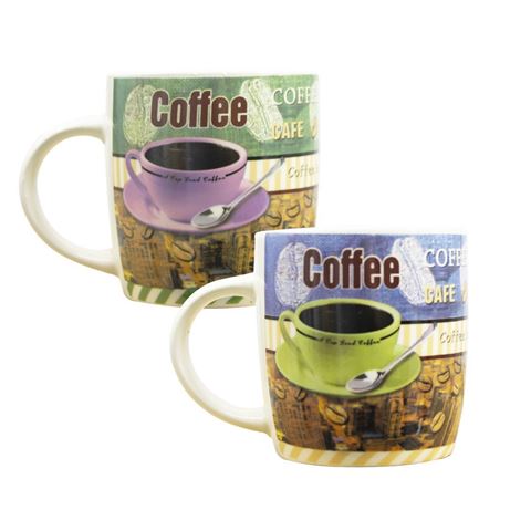 Imagen de Jarro cerámica estampado coffee