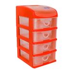 Imagen de Organizador plástico multiuso con 4 cajones