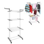 Imagen de Tendedero plegable 3 niveles con ruedas