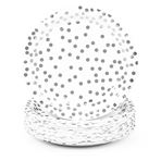 Imagen de Platos desechables 10pc-lunares plateados-9"