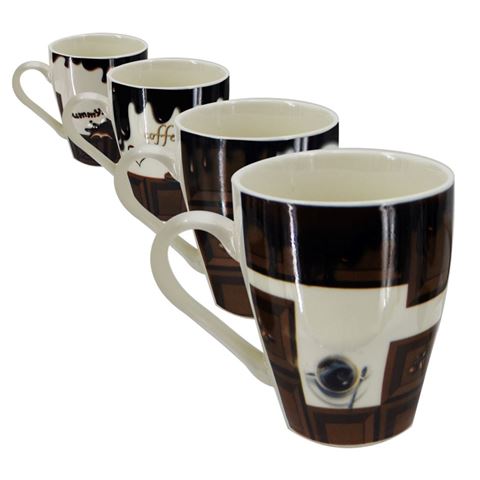 Imagen de Jarro ceramica conico-estampado Yummy Coffe