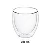 Imagen de Vaso vidrio doble pared 250ml