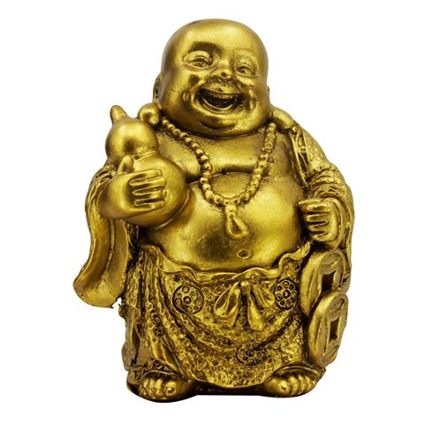 Imagen de Adorno Buda dorado Sonriente