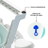Imagen de Bañito plegable para bebés con desague porta lluvero porta jabón