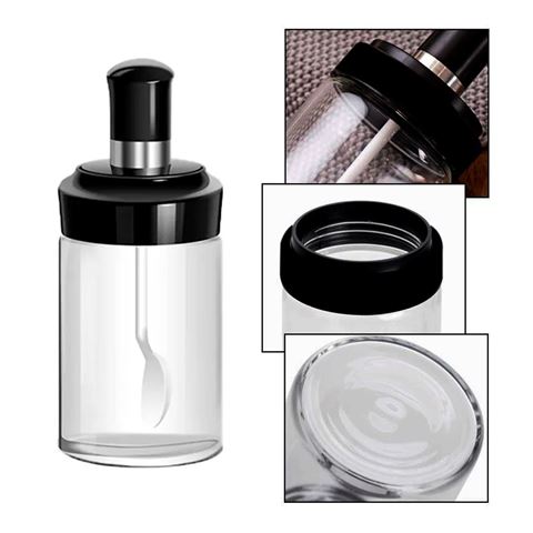 Imagen de Especiero de vidrio con cuchara