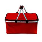 Imagen de Bolsa plegable conservadora picnic camping multiuso asas metálicas