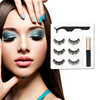 Imagen de Set de pestañas magnéticas con pinza y delineador