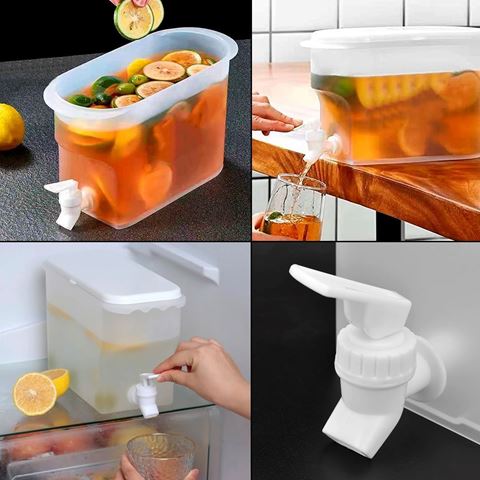 Imagen de Dispensador con canilla contenedor jugos refrescos agua 3 Lts