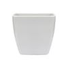 Imagen de Maceta plástica blanca cuadrada