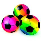 Imagen de Pelota goma fútbol multicolor