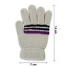 Imagen de Guantes de lana infantil con rayas