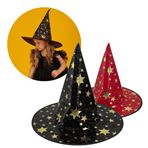 Imagen de Sombrero de bruja con estrellas - Accesorio para Disfraz