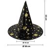 Imagen de Sombrero de bruja con estrellas - Accesorio para Disfraz
