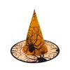 Imagen de Sombrero de bruja con tela arañas - Accesorio para Disfraz